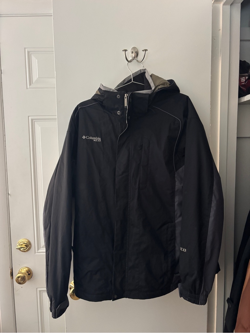 Columbia XCO Black Men’s Rain Jacket Vintage